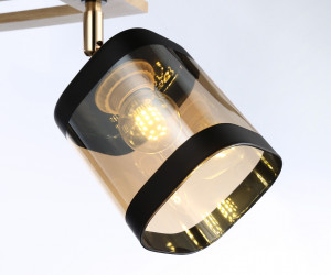 TR9525/2 BK/FGD/TI черный/золото/янтарь E27/2 max 40W 510*100*270