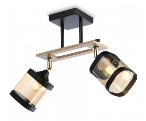 TR9525/2 BK/FGD/TI черный/золото/янтарь E27/2 max 40W 510*100*270