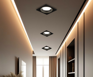 TN52339 SBK черный песок GX53 max 12W 115*115*25