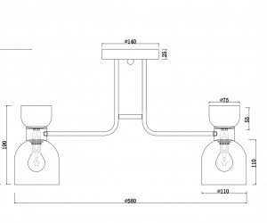 Люстра Freya FR5094PL-05G