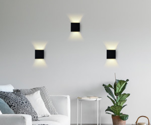 FW138 BK/S черный/песок LED 3000K 10W 100*100*100