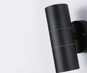 ST3707/2 BK черный IP54 GU10/2 max 35W 160*60*95