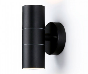 ST3707/2 BK черный IP54 GU10/2 max 35W 160*60*95