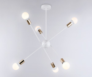 TR80432/6 WH/GD белый/золото E27/6 max 60W D950*730