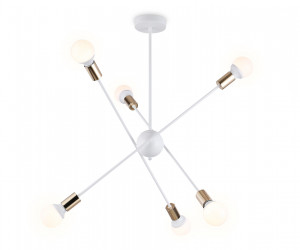 TR80432/6 WH/GD белый/золото E27/6 max 60W D950*730