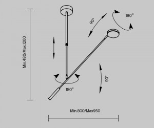Потолочный светильник Maytoni MOD070CL-L8W3K