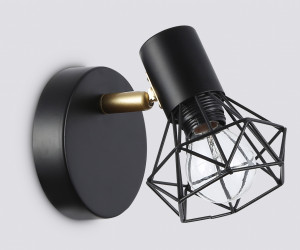 TR8655 BK/GD черный/золото E14 max 60W 170*100*140