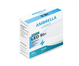 Лампа LED GX53-PR 9W 4200K (75W) 175-250V