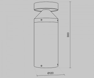 Ландшафтный светильник Outdoor O591FL-L12GF3K