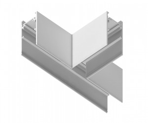 GL3373 WH белый коннектор T-образный для накладного шинопровода L170*85*53.7
