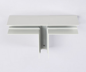 GL3373 WH белый коннектор T-образный для накладного шинопровода L170*85*53.7