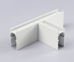 GL3373 WH белый коннектор T-образный для накладного шинопровода L170*85*53.7