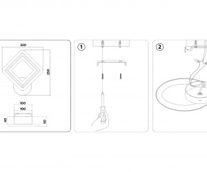 FA871 WH белый 11W 220*250*50