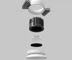 Встраиваемый светильник Technical DL058-12W2.7K-TRS-W