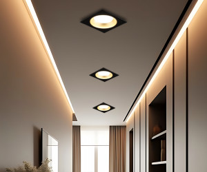 TN52340 SBK/SGD черный песок/золото песок GX53 max 12W 115*115*25