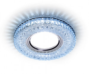 S271 CL/CLD хром/прозрачный MR16+3W(LED COLD)