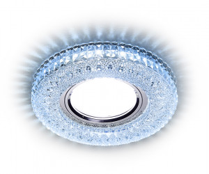 S271 CL/CLD хром/прозрачный MR16+3W(LED COLD)