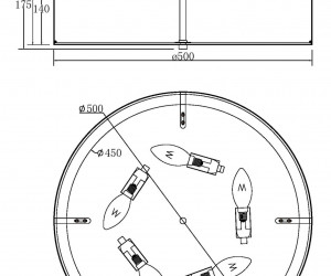 Потолочный светильник Maytoni MOD096CL-05CH