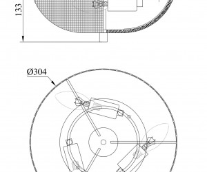 Потолочный светильник Maytoni C046CL-03N