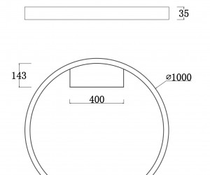 Потолочный светильник Maytoni MOD058CL-L65B4K