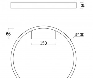Потолочный светильник Maytoni MOD058CL-L25B4K