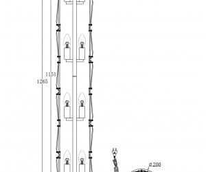 Напольный светильник (торшер) Maytoni MOD043FL-08CH
