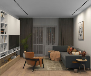 DK8001-BK Линейный светильник SMART LENS 9W DIM 3000K-6000K черный