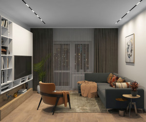 DK8003-BK Линейный светильник SMART LINEAR 9W DIM 3000K-6000K черный