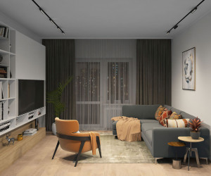 DK8006-BK Акцентный светильник SMART LENS 9W DIM 3000K-6000K черный