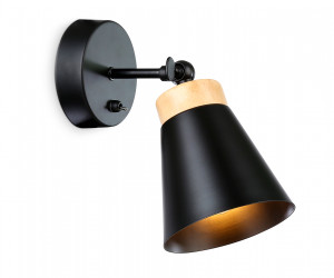 TR8214 BK/LW черный/светлое дерево E27 max 40W D120*252