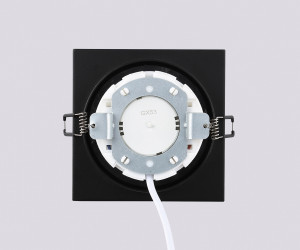 TN52342 SBK/GBK черный песок/черный глянец GX53 max 12W 115*115*25