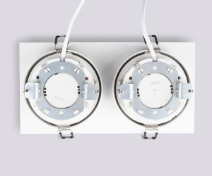 TN52343/2 SWH/GWH белый песок/белый глянец GX53 max 12W 220*115*25