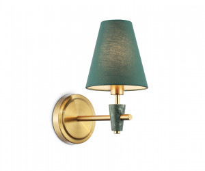 LH75055 BS/GN латунь/зеленый E14 max 40W 230*140*270