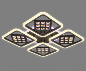 FA287/4 CF/TI кофе/янтарь 116W 750*750*80 (ПДУ РАДИО 2.4G)