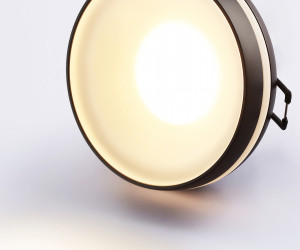 TN3322 SBK/FR черный песок/белый матовый GU5.3 D95*45