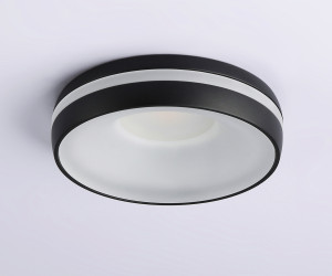 TN3322 SBK/FR черный песок/белый матовый GU5.3 D95*45