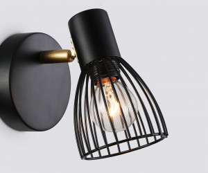 TR8659 BK/GD черный/золото E14 max 60W 160*100*145