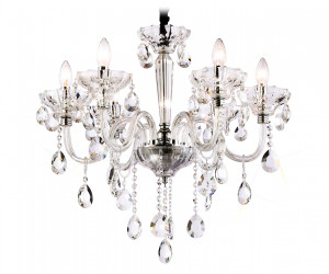 TR4900/6 CH/CL хром/прозрачный E14/6 max 40W D663*598