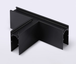 GL3374 BK черный коннектор T-образный для накладного шинопровода 170*85*53.7
