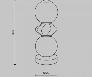 Настольный светильник Maytoni MOD362TL-L10GR3K