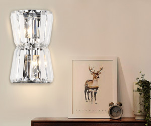 TR5217/2 СН/CL хром/прозрачный E14/2 max 40W 245*150*110