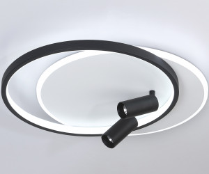 FL5137/2+2 WH/BK белый/черный 66W 3000K/4200K/6400K+4200K 500*420*130 (ПДУ ИК)