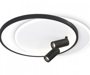 FL5137/2+2 WH/BK белый/черный 66W 3000K/4200K/6400K+4200K 500*420*130 (ПДУ ИК)