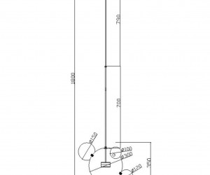 Подвесной светильник Freya FR5128PL-L10BS