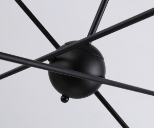 TR80435/6 BK/GD черный/золото E27/6 max 60W D950*730