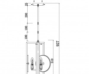 Подвесной светильник Maytoni MOD099PL-03G