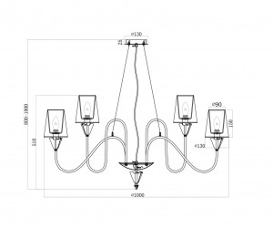 Люстра Maytoni MOD078PL-09CH