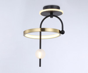 FL66424 BK/GD черный/золото 3000K/4200K/6400K 15W 240*220*347.7 (Без ПДУ)