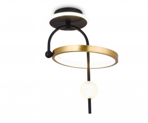 FL66424 BK/GD черный/золото 3000K/4200K/6400K 15W 240*220*347.7 (Без ПДУ)