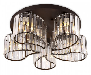 TR5203/5 CF/CL кофе/прозрачный E27/5 max 40W D500*180